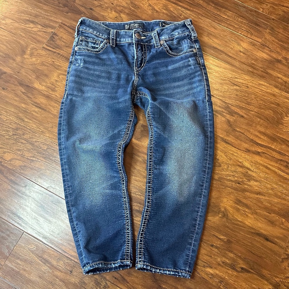 Women’s Silver Suki mid-capris size 30